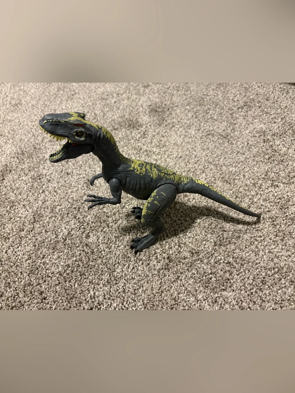 Jurassic World Green and Yellow Dinosaur Action Figure for Kids